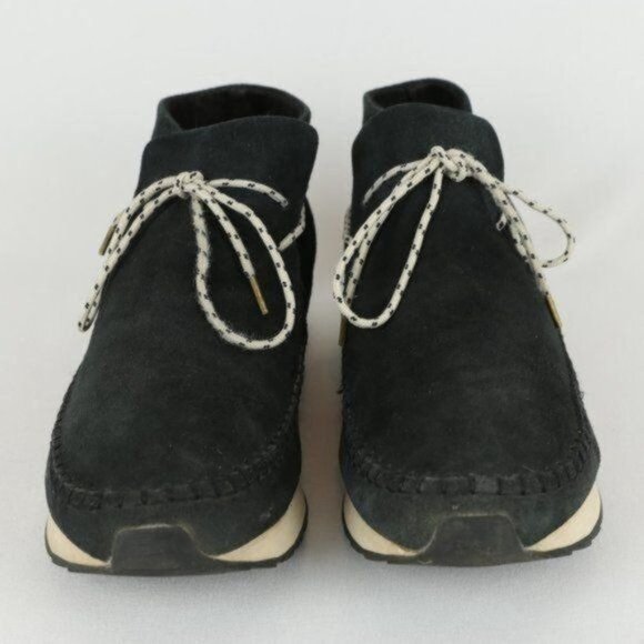 Toms Rio Women's Size 10 Blue Suede Mid Top Water Resistant Sneaker - Picture 2 of 9